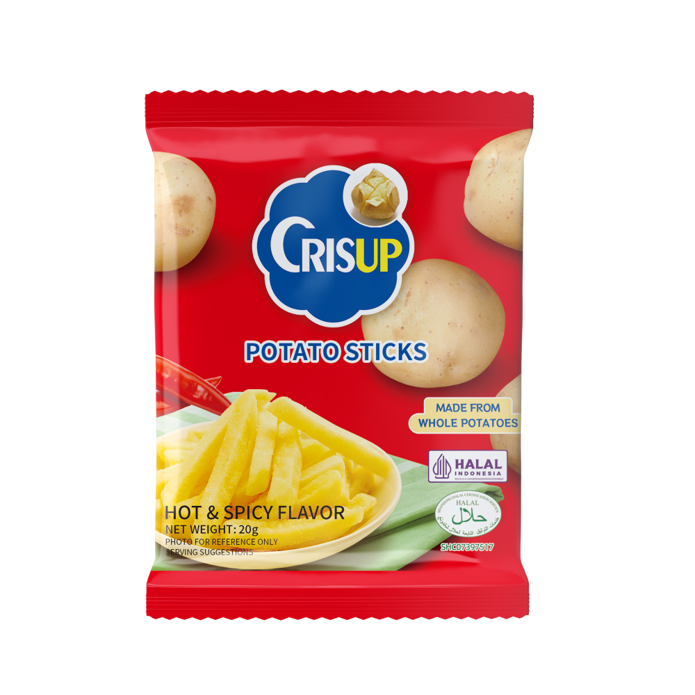 CrisUp Hot & Spicy Flavored Potato Sticks