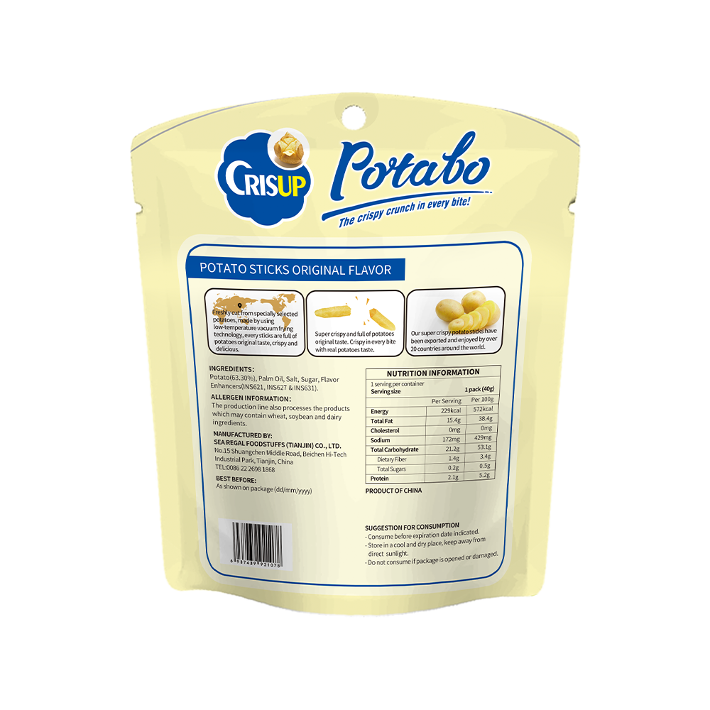 CrisUp Original Potato Sticks