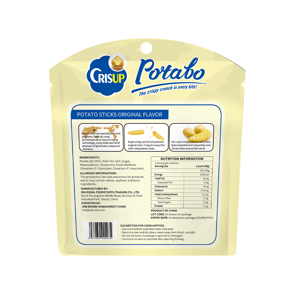 CrisUp Original Potato Sticks