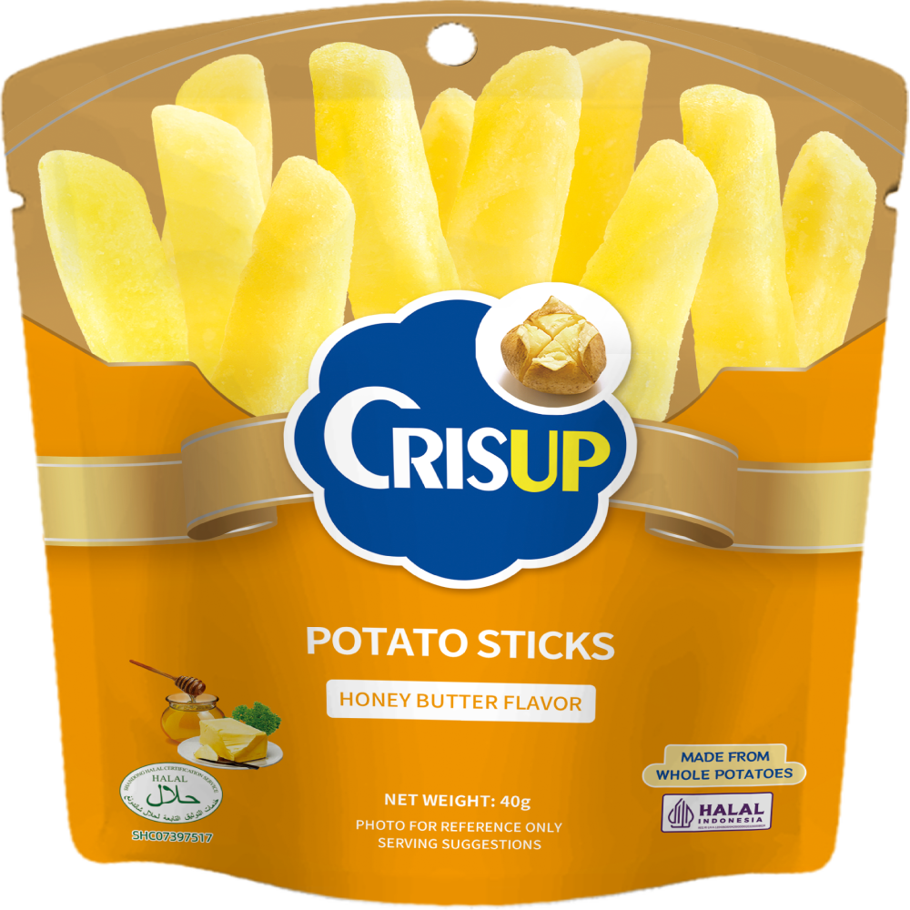 CrisUp Honey & Butter Flavored Potato Sticks