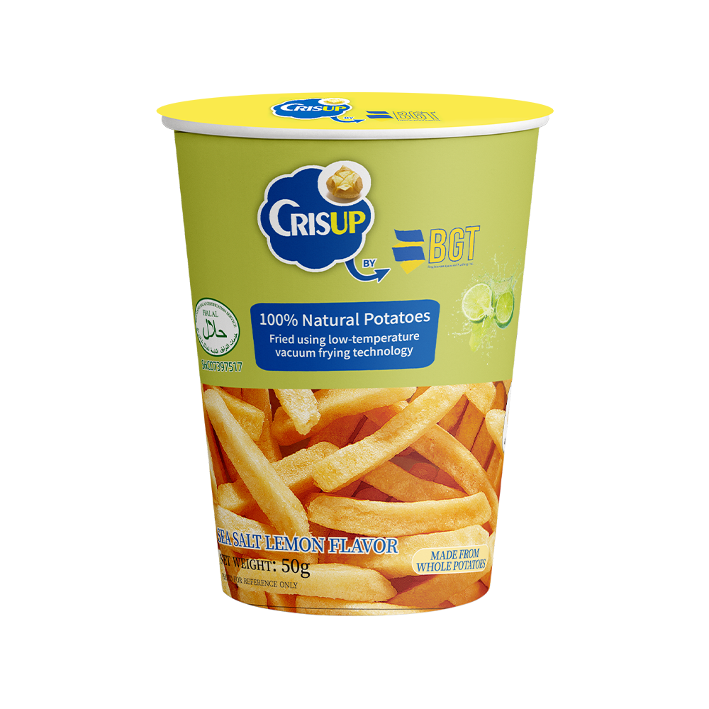 CrisUp Sea Salt & Lemon Flavored Potato Sticks