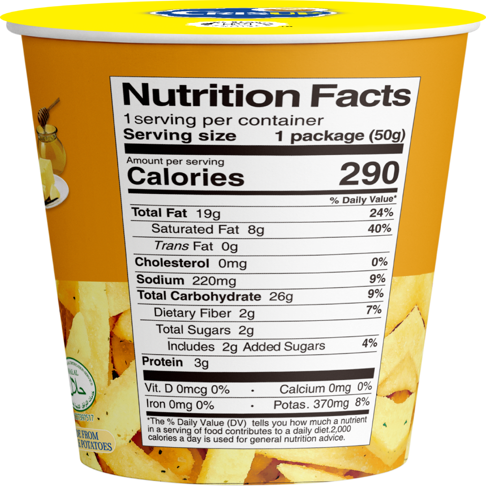 CrisUp Honey & Butter Flavored Potato Sticks