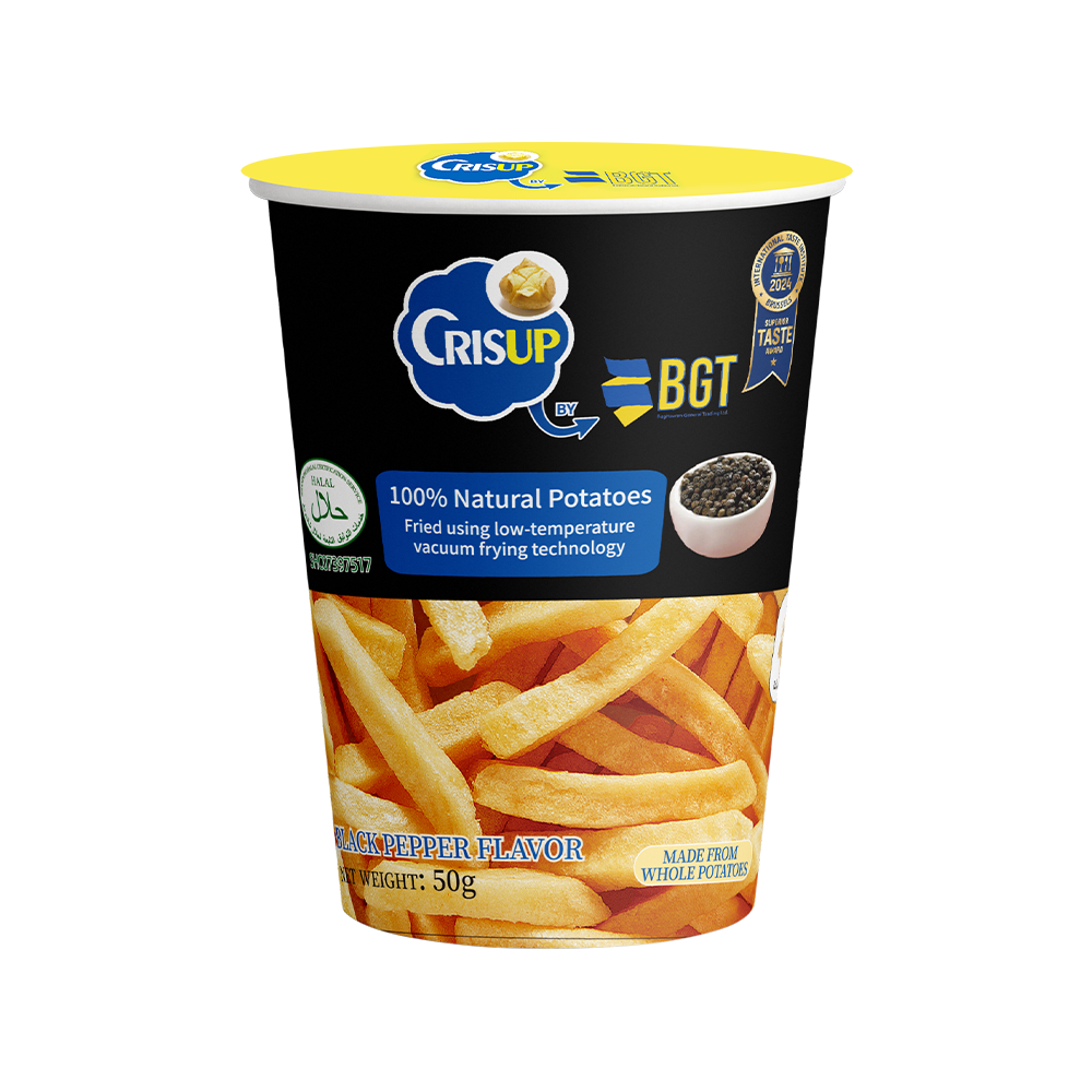CrisUp Black Pepper Flavored Potato Sticks