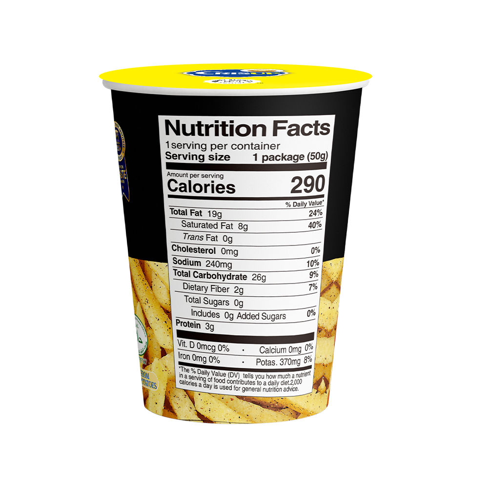 CrisUp Black Pepper Flavored Potato Sticks