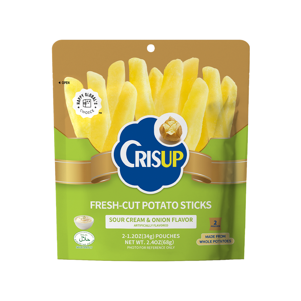 CrisUp Sour Cream & Onion Flavored Potato Sticks