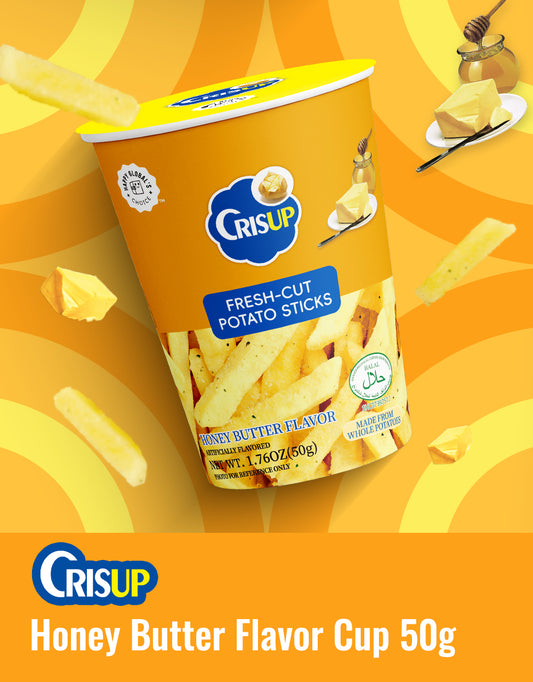CrisUp Honey & Butter Flavored Potato Sticks - 50g