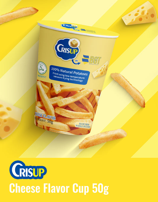 CrisUp Cheese Flavored Potato Sticks - 50g