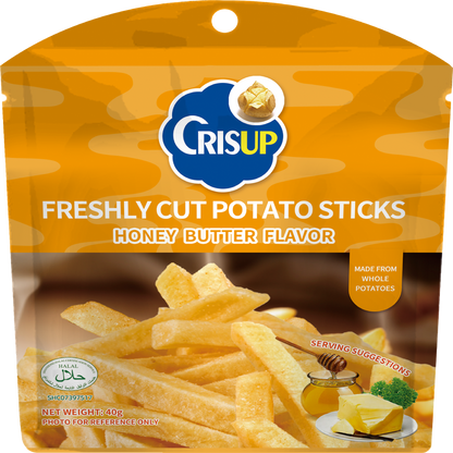 CrisUp Honey & Butter Flavored Potato Sticks