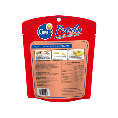 CrisUp Hot & Spicy Flavored Potato Sticks
