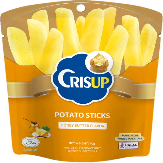 CrisUp Honey & Butter Flavored Potato Sticks - 40g