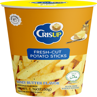 CrisUp Honey & Butter Flavored Potato Sticks