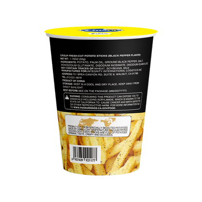 CrisUp Black Pepper Flavored Potato Sticks