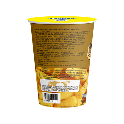 CrisUp Curry Flavored Potato Sticks