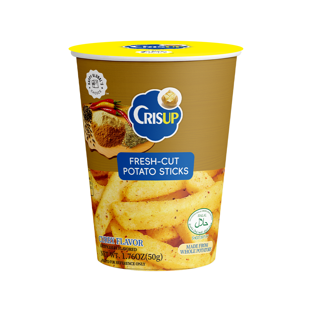 CrisUp Curry Flavored Potato Sticks