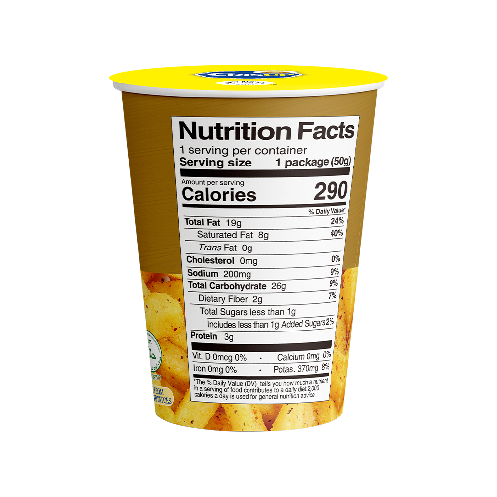 CrisUp Curry Flavored Potato Sticks