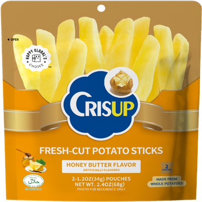 CrisUp Honey & Butter Flavored Potato Sticks