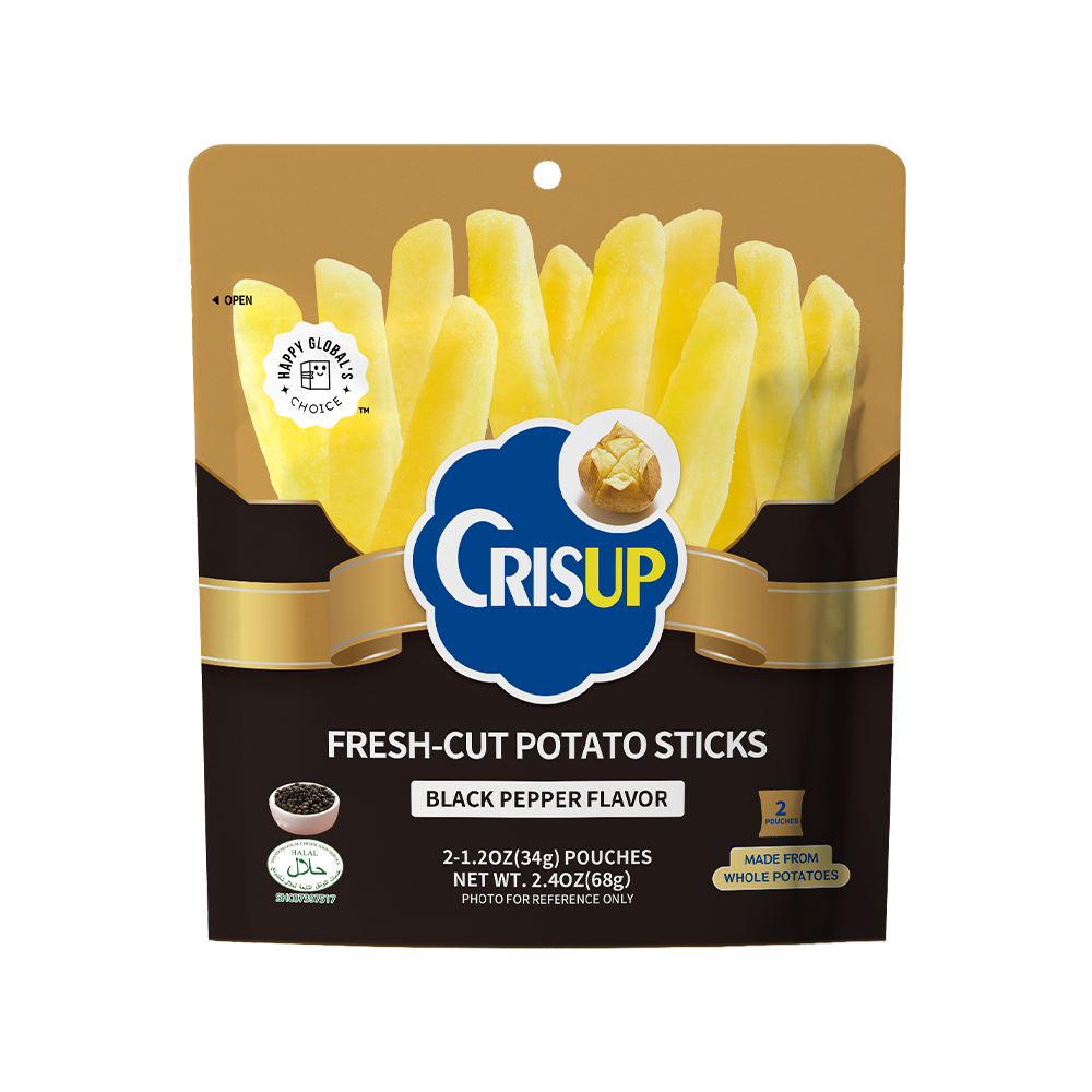 CrisUp Black Pepper Flavored Potato Sticks