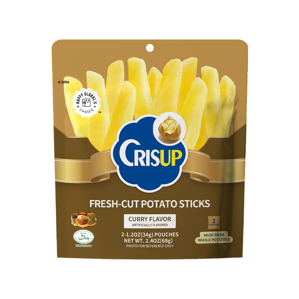 CrisUp Curry Flavored Potato Sticks